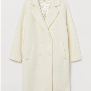 H&M cream coat